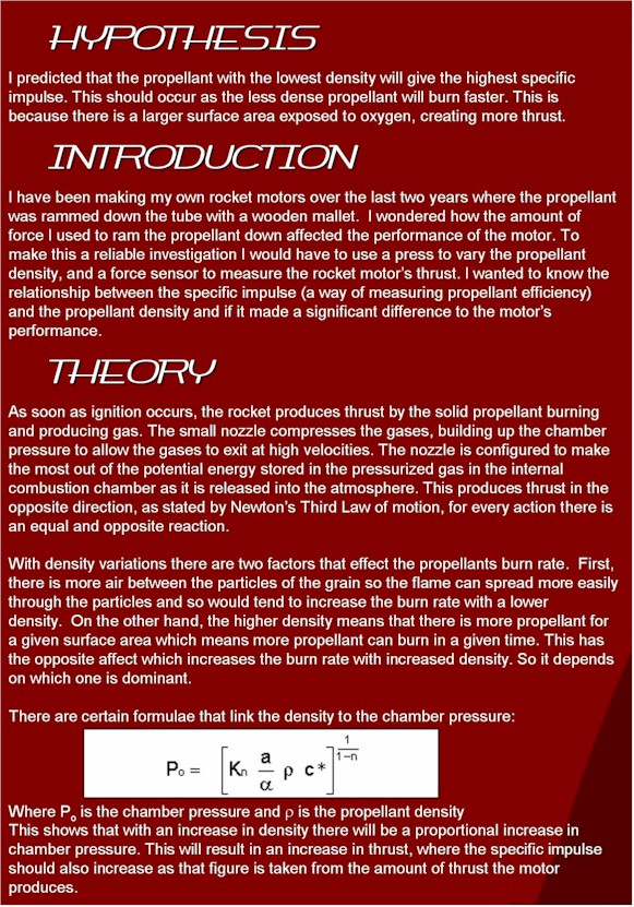 How to write hypothesis for science fair